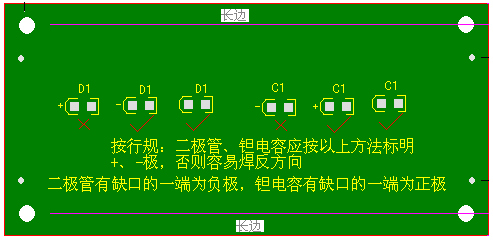 關(guān)于二極管、鉭電容的極性標(biāo)注